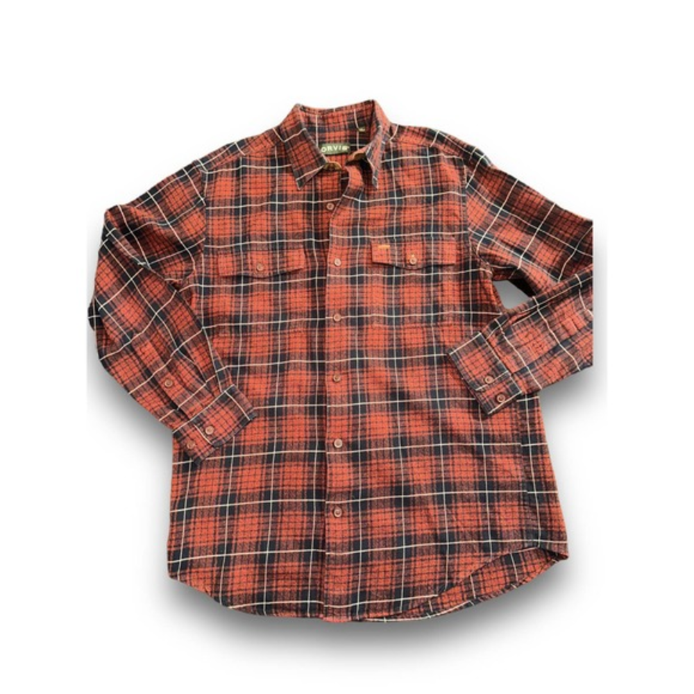 Orvis Fairbanks‎ Flannel Shirt Long Sleeve - Size: Medium